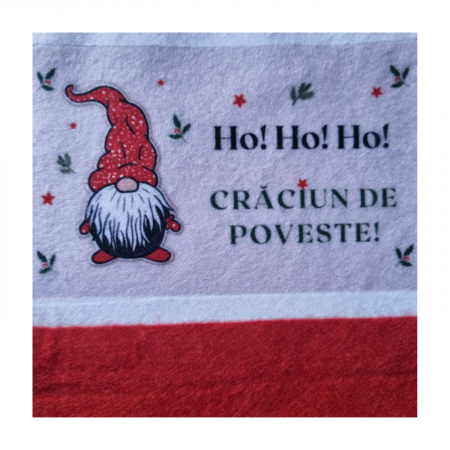 Decoratiune de Craciun, Cizmulita Gnom, rosie, 35 cm [2]