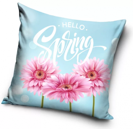 Perne si fete de perne decorative - Fata de perna, Spring, 40x40 cm, bleu