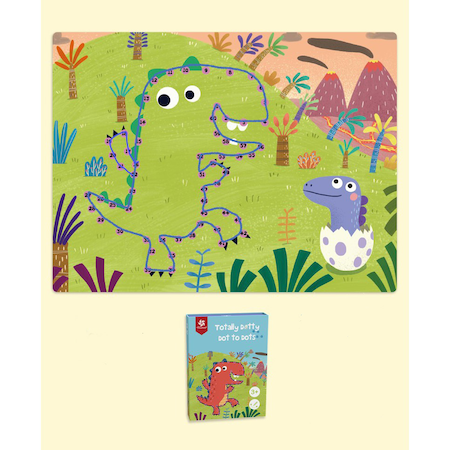 Joc uneste punctele cu dinozauri - Pinwheel - Totally Dotty Dots to Dots Educational Toy [1]
