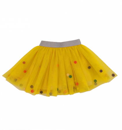 Fustita tutu, cu buline, 4-5 ani, galben [0]