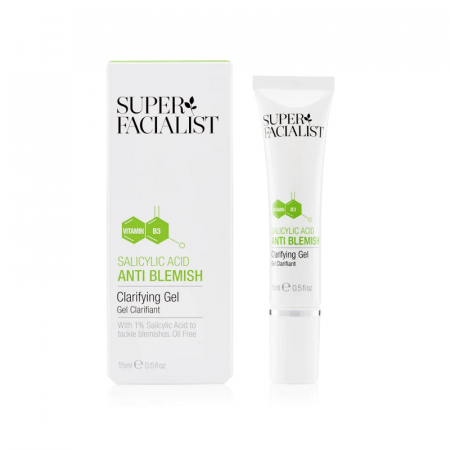 Produse demachiere si curatare - Gel de curatare, antiimperfectiuni, Super Facialist Clear Skin cu Acid salicilic, 15 ml