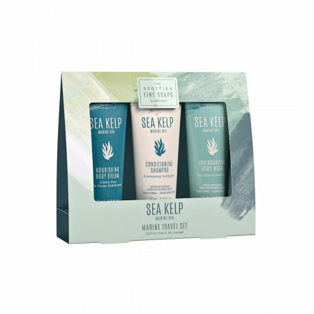 Sapunuri pentru ea - Set ingrijire personala Travel - Sea Kelp Marine Spa, 3 x 75 ml