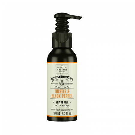 Spuma si gel de ras - Gel de ras cu pompita, Thistle Black Pepper, 100 ml