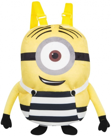 Rucsac din plus pentru gradinita Despicable Me - Stuart, 35x25x10 cm [0]