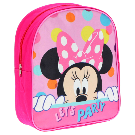 Ghiozdan gradinita Minnie Mouse Let's Party, 30 cm, roz [0]