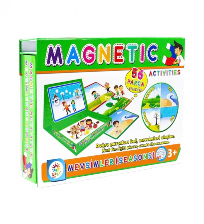 Joc magnetic, 56 piese, Anotimpurile [0]
