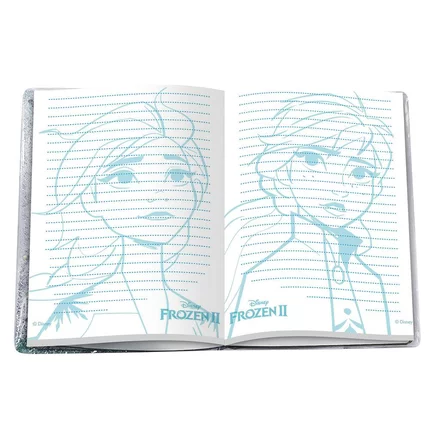Jurnal Frozen Elsa, Water Effect, 80 pagini, 20x15x1.5 cm [1]