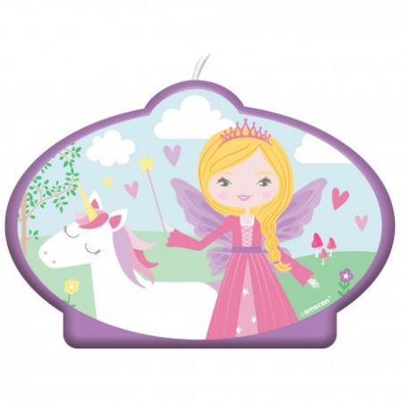 Lumea copiilor - Lumanare tort figurina Princess, 9 cm