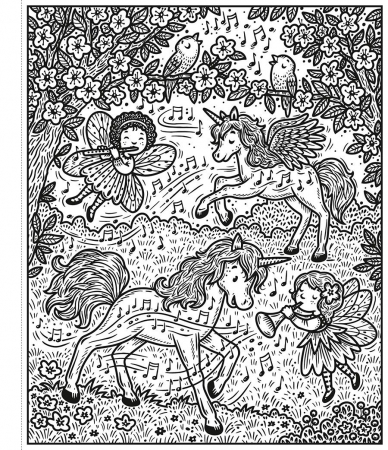 Lumea unicornilor. Descopera pictura magica Usborne Books, 3 ani+ [1]