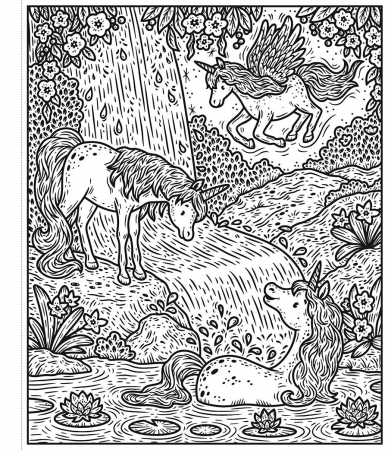 Lumea unicornilor. Descopera pictura magica Usborne Books, 3 ani+ [2]