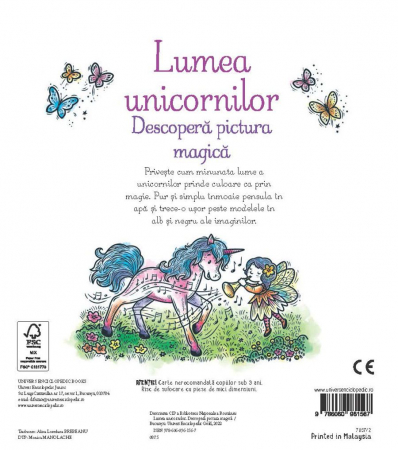 Lumea unicornilor. Descopera pictura magica Usborne Books, 3 ani+ [4]