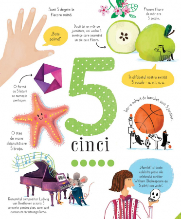 Marea carte a numerelor, Usborne Books, Felicity Brooks 3 ani+ [1]