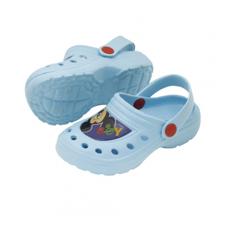 Papuci plaja tip clogs, Mickey Mouse, bleu, 28-29 [1]