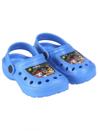 Papuci plaja tip clogs, Paw Patrol, albastru, 28-29 [2]