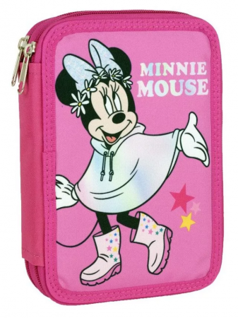 Penar echipat 27 piese Minnie,2 compartimente,roz [0]