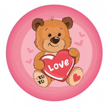 Lumea copiilor - Perna decorativa Teddy Bear, 36x36 cm