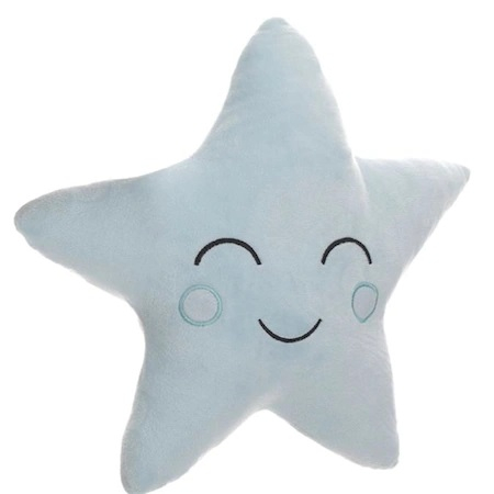 Perna decorativa stea bleu, 35x35 cm [1]
