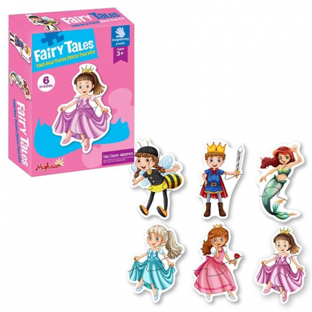 Set 6 puzzle piese mari Personaje din basme - Fairy tales 6 in a box [1]