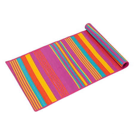 Rogojina pentru plaja cu dungi multicolore, 180x60 cm [0]