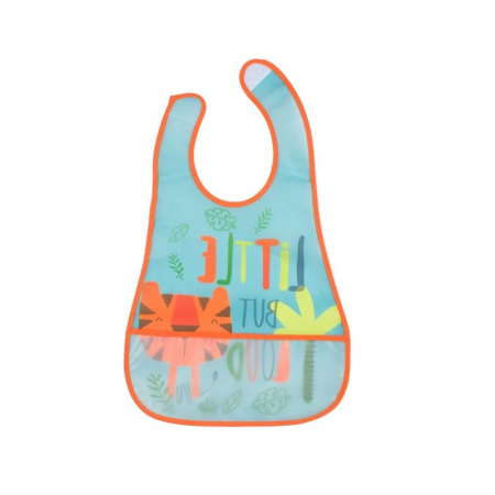 Baveta plastic, inchidere velcro model tigru [1]