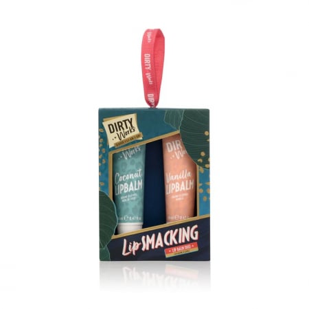 Luciu si balsam de buze - Set 2 bucati Balsam de buze, Coconut si Vanilla, 4.7 g