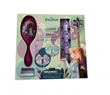 Perii de par si piepteni - Set accesorii par pentru fetite, Anna si Elsa