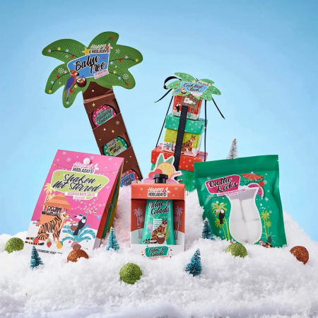 Set bombe efervescente pentru baie Coconut, On the rocks Happy Hooladays, 6 x 25 g [2]