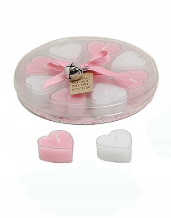 Set cadou 9 lumanari in forma de inima, cu mesaj [1]