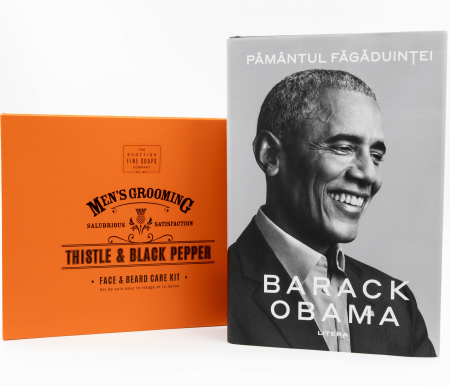 Set cadou ingrijire barba Men's Grooming si carte - Pamantul Fagaduintei [1]