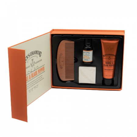 Set cadou ingrijire barba Men's Grooming si carte - Pamantul Fagaduintei [2]