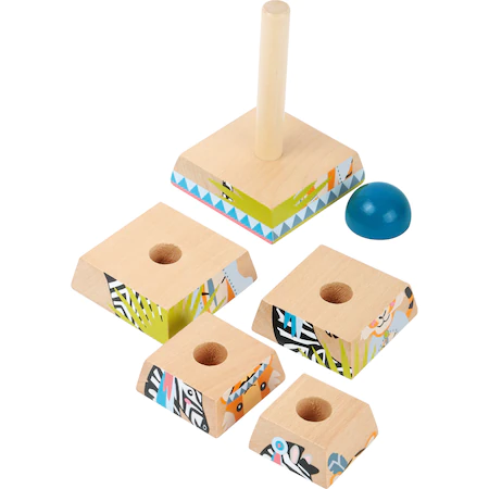 Piramida turn Jungle, din lemn [2]