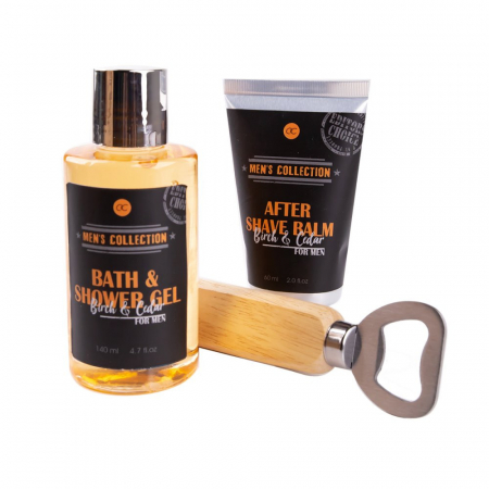 Set de ingrijire bath&body, gel de dus 2 in 1, 140 ml, after shave balsam 60 ml, deschizator sticle [1]