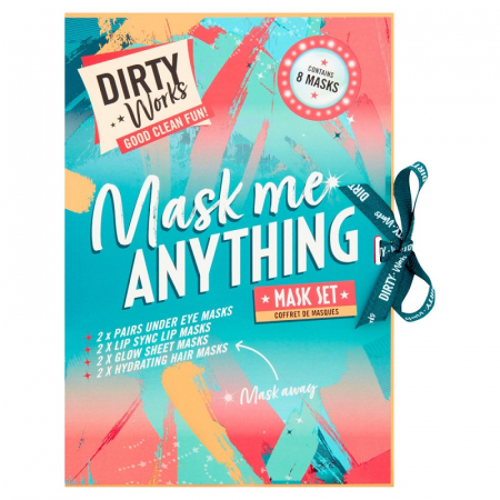 Set cadou Mask Me Anything, 8 bucati, masti pentru par, fata, ochi, buze [0]
