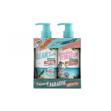 Seturi cosmetice pentru Ea - Set Dirty Works, Sapun de maini 300 ml, Crema de maini si corp 300 ml