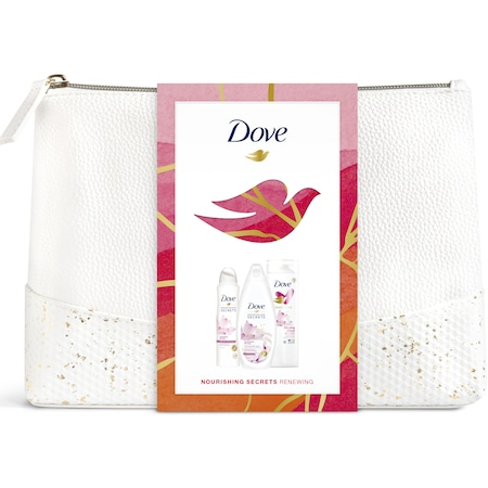 Set cadou Dove Nourishing Secrets: Gel de dus 250 ml + Deodorant 150 ml + Lotiune de corp Lotus 250 ml + geanta cadou [0]