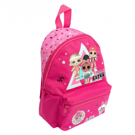 Set LOL Surprise, 4 piese, ghiozdan gradinita, borseta, sac sport si portofel, roz [2]