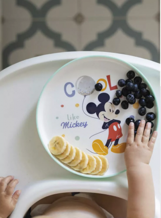 Set mic dejun 3 piese Mickey Mouse, Microunde&Antialunecare [1]