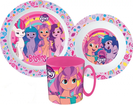 Set mic dejun 3 piese My Little Pony, microunde [0]