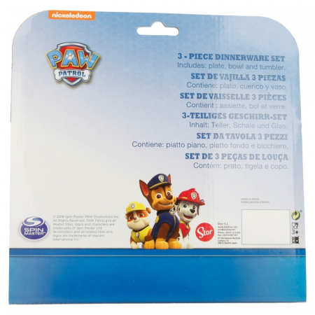 Set mic dejun 3 piese Paw Patrol Comic, Microunde [2]