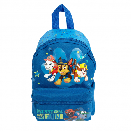 Set Paw Patrol, 4 piese, ghiozdan gradinita, borseta, sac sport si portofel, albastru [1]