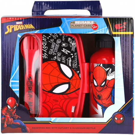 Set pranz 4 piese Spiderman, Urban [1]
