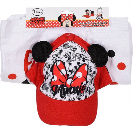 Set sapca si sacosa de umar, Minnie Mouse, 54 cm [0]
