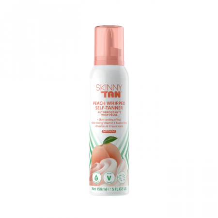 Tratamente ingrijire corp - Spray bronzant Peach Whipped SKINNY TAN, 150 ml, Medium