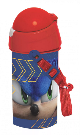 Sticle - Sticla plastic cu snur Sonic the Hedgehog Sport,500 ml