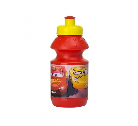 Lumea copiilor - Sticla plastic sport Cars, 400 ml, rosu