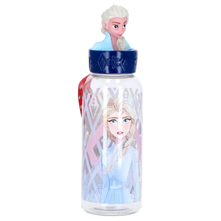 Sticle - Sticla plastic, Frozen figurina 3D, 560 ml