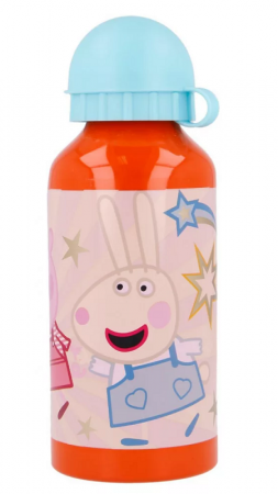 Lumea copiilor - Sticla aluminiu Peppa Pig, 400 ml