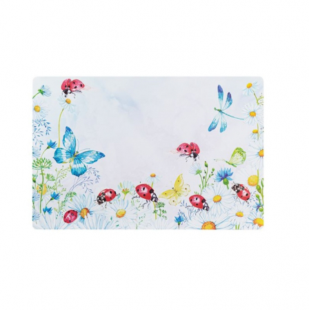 Suport farfurii, model Paste fluturi si flori, 45 x 30 cm [0]