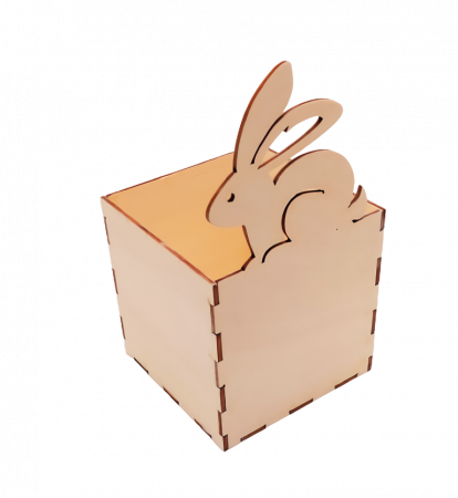 Suport instrumente de scris, cu decupaj Iepuras [0]