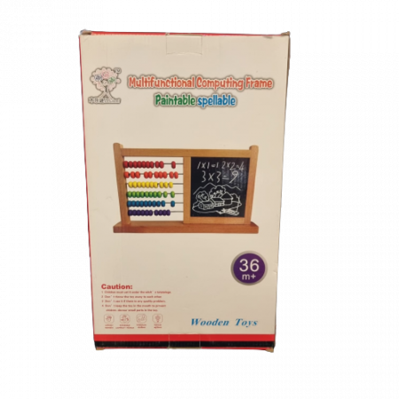 Tabla multifunctionala pentru copii, accesorii de scris, cifre, litere, burete, creta [1]